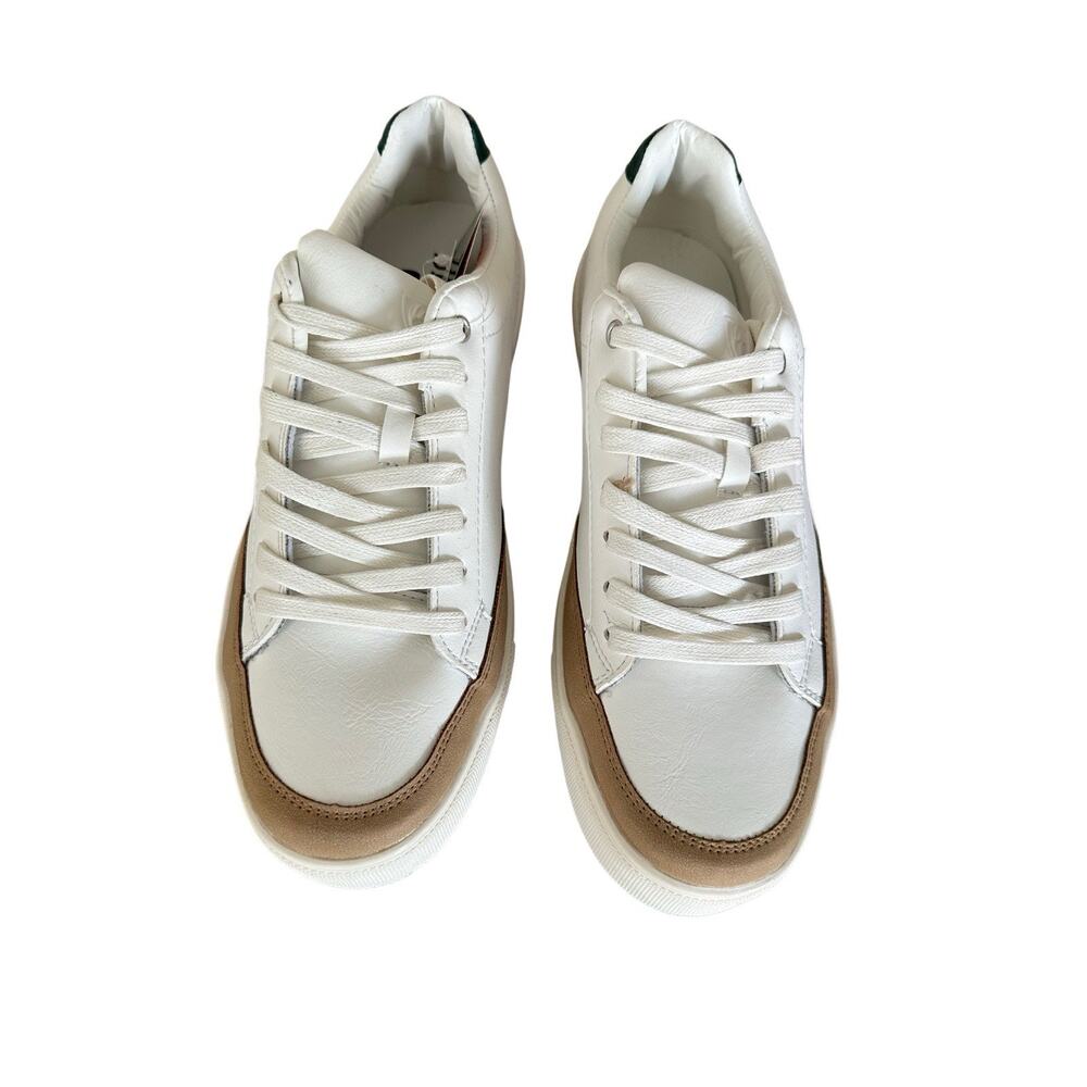 Deer Stags Montie Men's Wide Width Memory Foam Lace-Up Cushioned Sneakers White
